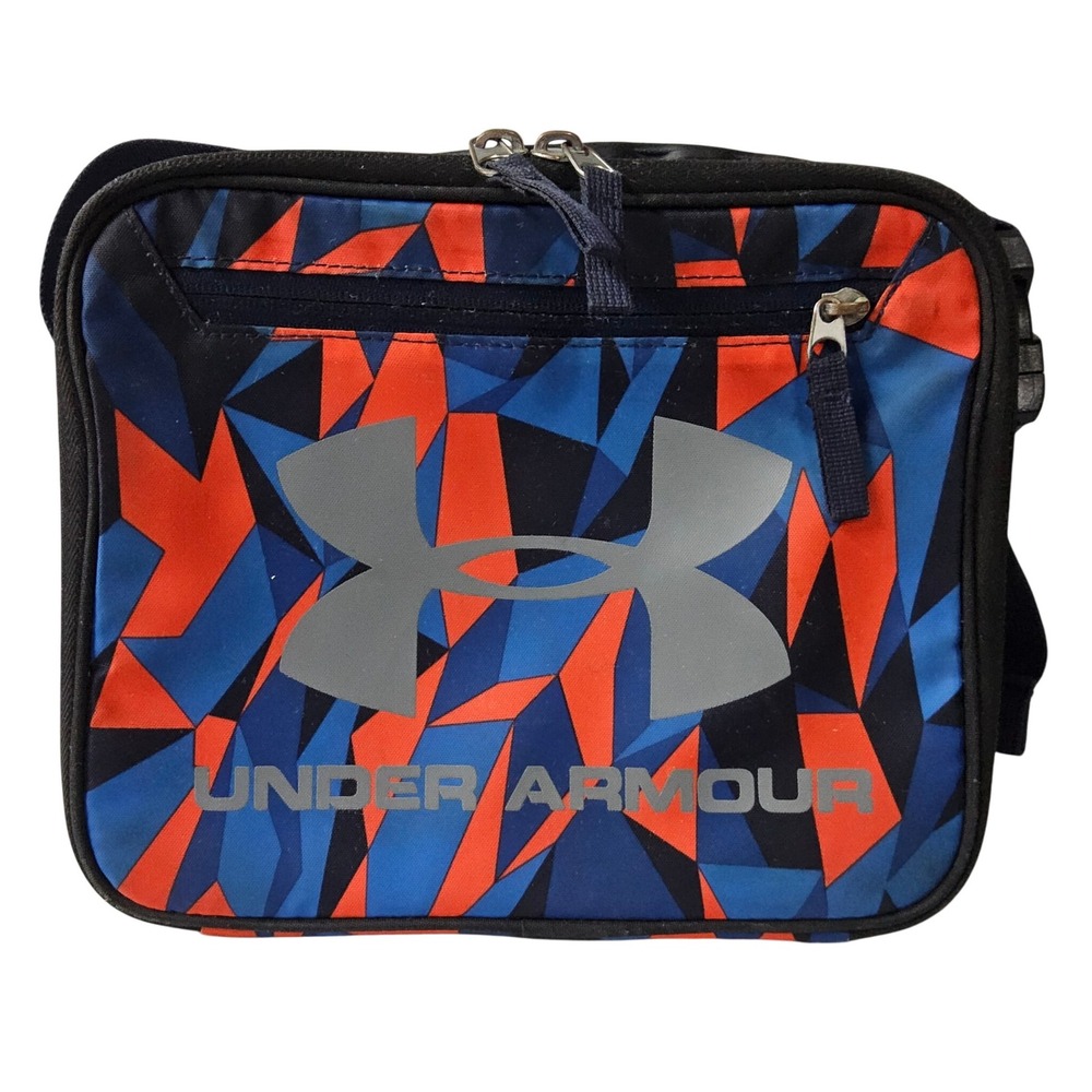Under Armour Lunch Box Insulated Geometric Print Zip Pocket Hand Strap‎